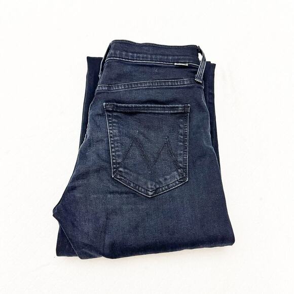 Mother The Mid Rise Rambler Zip Ankle Night in Venice Denim Jeans Size 26 - Picture 1 of 10